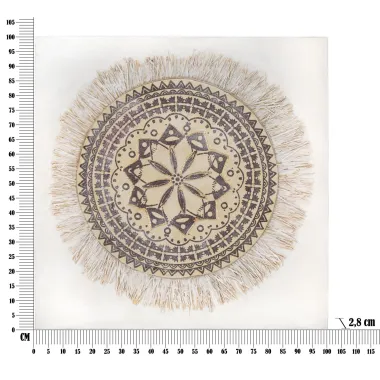 Malindi Obraz na Płótnie 100x2,8x100 cm